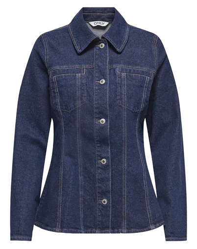 Elle Fitted Denim Jakke - Only